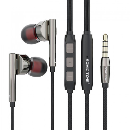 Factory Price SOMIC TONE S610 Wired Earphones Best Bass in-Ear Wired Headphones with Mic 3.5mm Factory Price SOMIC TONE S610 Wired Earphones Best Bass in-Ear Wired Headphones with Mic 3.5mm