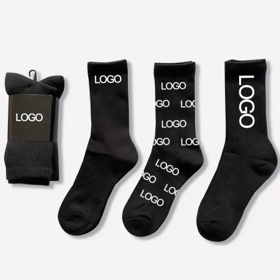 Custom Socks Design Own Logo Crew Socks No Minimum Order Private Your Label Bamboo Cotton Black Man Sport Sock Elite Calcetines Custom Socks Design Own Logo Crew Socks No Minimum Order Private Your Label Bamboo Cotton Black Man Sport Sock Elite Calcetines