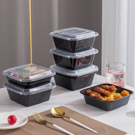 Wholesale Recycled Food Preservation Box Meal Prep Plastic Bento Lunch Box Compartment Wholesale Recycled Food Preservation Box Meal Prep Plastic Bento Lunch Box Compartment