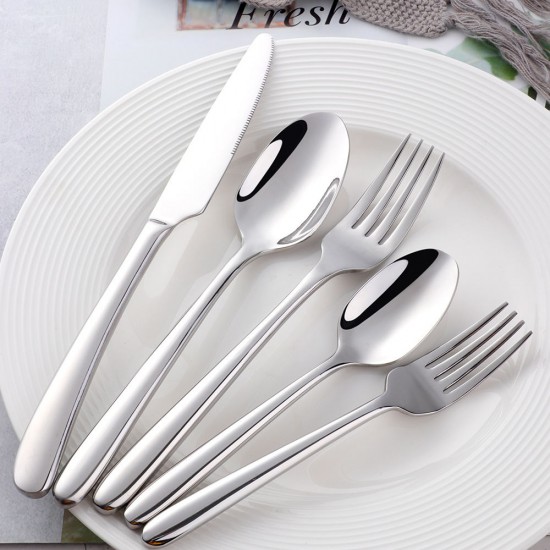 Luxury Fancy Stainless Steel 410 Silverware Gold Dinner Knife Spoon Fork Set Cuttlery Cutlery Set Wholesale Luxury Fancy Stainless Steel 410 Silverware Gold Dinner Knife Spoon Fork Set Cuttlery Cutlery Set Wholesale
