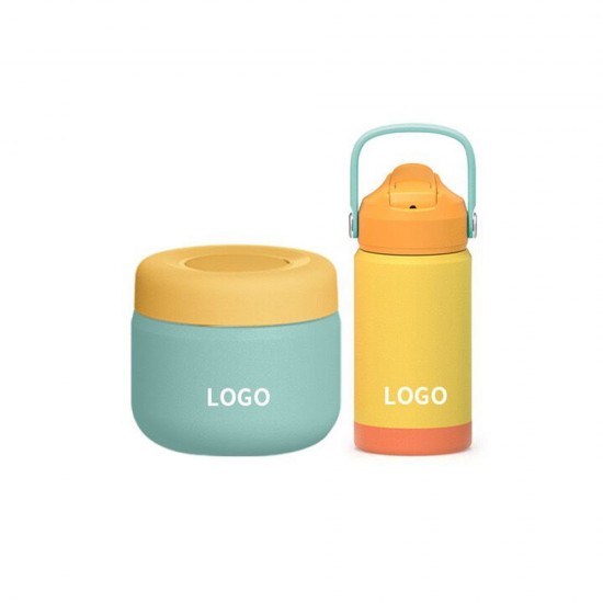 Custom Print Lunch Box Container Vacuum Insulated Food Kids School Bento Stainless Steel Eco-Friendly Lunch Box Jar for Children Custom Print Lunch Box Container Vacuum Insulated Food Kids School Bento Stainless Steel Eco-Friendly Lunch Box Jar for Children