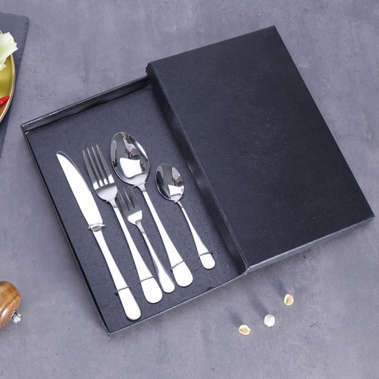 Export to Kitchen Equipment Flatware Sets Classic Style Silver Stainless Cutlery Serving Spoon Fork and Knife Export to Kitchen Equipment Flatware Sets Classic Style Silver Stainless Cutlery Serving Spoon Fork and Knife