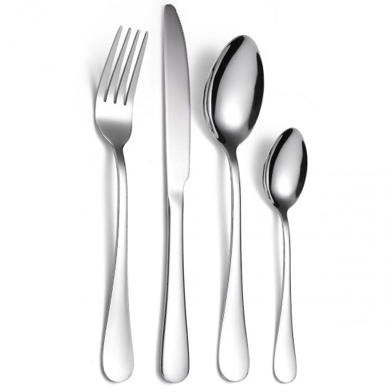 Wholesale Hot Sale Flatware Silverware Stainless Steel Spoon Fork Knife Hotel Party Cutlery Set Wholesale Hot Sale Flatware Silverware Stainless Steel Spoon Fork Knife Hotel Party Cutlery Set
