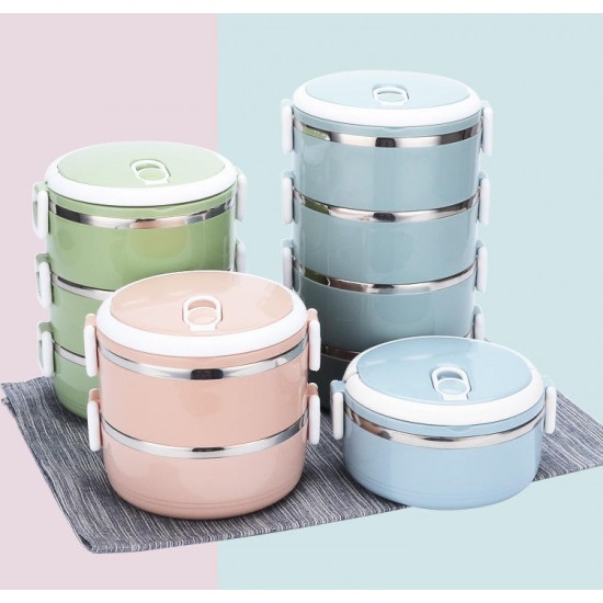 Competitive Price Stainless Steel Kids Lunch Box 1-4 Tiers Food Storage Container Competitive Price Stainless Steel Kids Lunch Box 1-4 Tiers Food Storage Container