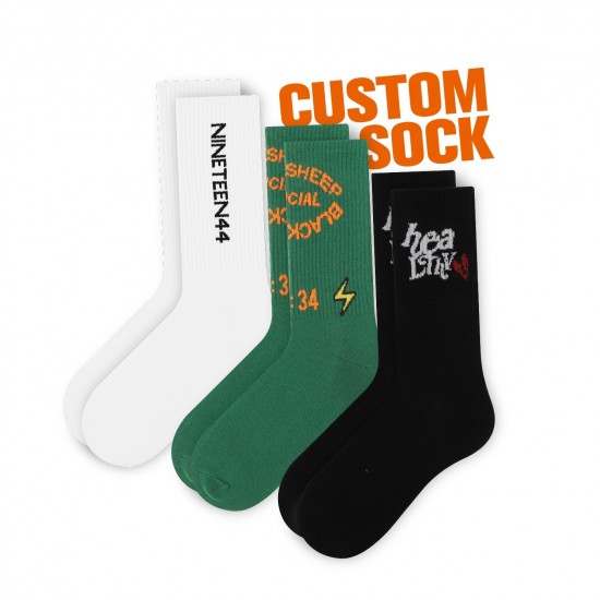 FREE DESIGN & MOCKUP Men Sock Custom Logo Cotton Crew Men Sox Breathable Custom Design Casual Sock FREE DESIGN & MOCKUP Men Sock Custom Logo Cotton Crew Men Sox Breathable Custom Design Casual Sock