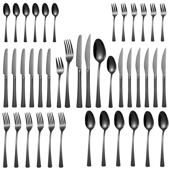 Bulk Luxury Besteck Wedding Gold Silverware Set Steak Knife Fork Spoon Restaurant Flatware Sets 18/0 Stainless Steel Cutlery Set Bulk Luxury Besteck Wedding Gold Silverware Set Steak Knife Fork Spoon Restaurant Flatware Sets 18/0 Stainless Steel Cutlery Set