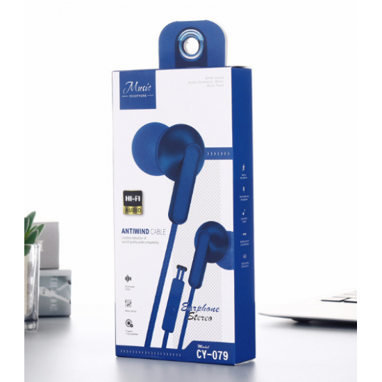 3.5mm Bass Stereo Sound Headset Music Headphone In Ear Gaming Earbuds Microphone CY-079 Wired Earphone for iPhone for Samsung 3.5mm Bass Stereo Sound Headset Music Headphone In Ear Gaming Earbuds Microphone CY-079 Wired Earphone for iPhone for Samsung