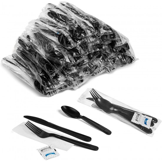 Plastic Spoon Plastic Fork Disposable Plastic Cutlery Set Includes Forks Spoons & Knives for Restaurant Takeout Plastic Spoon Plastic Fork Disposable Plastic Cutlery Set Includes Forks Spoons & Knives for Restaurant Takeout