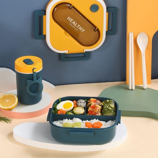 Bento Boxes for Adults 1100 Ml Bento Small Lunch Box for Kids Children With Spoon Bento Boxes for Adults 1100 Ml Bento Small Lunch Box for Kids Children With Spoon