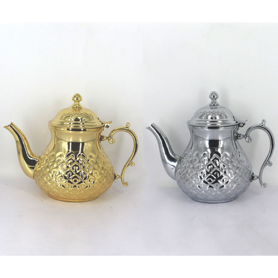 Luxury Stainless Steel Moroccan Tea Pot Hotel Restaurant Catering Serving Teapot Coffee Kettle Luxury Gift Arab Kettle Luxury Stainless Steel Moroccan Tea Pot Hotel Restaurant Catering Serving Teapot Coffee Kettle Luxury Gift Arab Kettle
