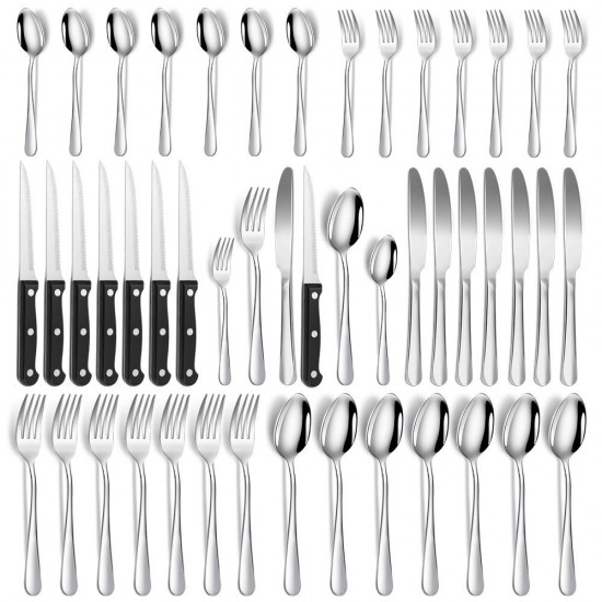 Western Tableware Knife Fork Spoon Steak Knife Set Stainless Steel Tableware Cutlery Set Tableware Western Tableware Knife Fork Spoon Steak Knife Set Stainless Steel Tableware Cutlery Set Tableware