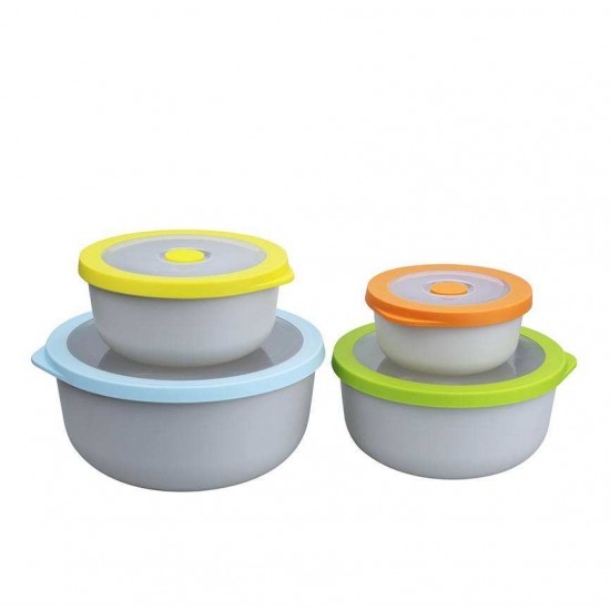 4Pcs/Set Bpa Free Food Container Microwave Safe Bento Lunch Box Plastic Food Storage Bowl Fresh Seal Bowl Set With Lid 4Pcs/Set Bpa Free Food Container Microwave Safe Bento Lunch Box Plastic Food Storage Bowl Fresh Seal Bowl Set With Lid