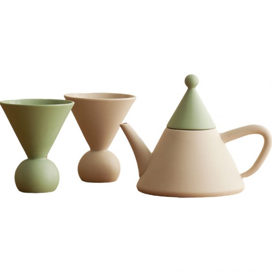 NEW Nordic Ceramic Teapot and Cup Set Irregular Kung Fu Tea Cup Kettle Milk Coffee Water Cup Home Drinkware Restaurant Teaware NEW Nordic Ceramic Teapot and Cup Set Irregular Kung Fu Tea Cup Kettle Milk Coffee Water Cup Home Drinkware Restaurant Teaware