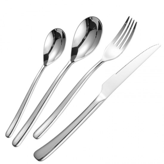 High Quality Food Grade 304 Stainless Steel Fork Knife And Spoon Home Steel Cutlery Flatware Silverware for Hotel Restaurant High Quality Food Grade 304 Stainless Steel Fork Knife And Spoon Home Steel Cutlery Flatware Silverware for Hotel Restaurant