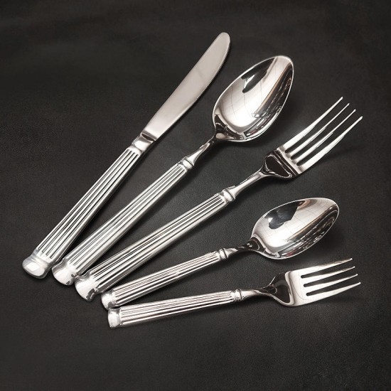 High Quality Cheap Restaurant Cutlery Silverware Bulk Stainless Steel Knife Fork Spoon Steak Knife Flatware Set For Wedding High Quality Cheap Restaurant Cutlery Silverware Bulk Stainless Steel Knife Fork Spoon Steak Knife Flatware Set For Wedding