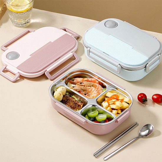 Portable Food Containers Bento Box Compartment Design Dishwasher Safe 304 Stainless Steel Lunch Box Portable Food Containers Bento Box Compartment Design Dishwasher Safe 304 Stainless Steel Lunch Box