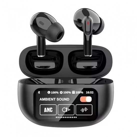 A9 Pro Noise Cancelling Headphones TWS ANC ENC Touch Screen Wireless Blue Tooth Headphones A9 Pro Earbuds Gaming Headset A9 Pro Noise Cancelling Headphones TWS ANC ENC Touch Screen Wireless Blue Tooth Headphones A9 Pro Earbuds Gaming Headset