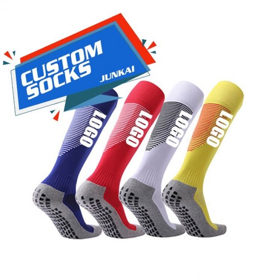 Custom Logo Design Soccer Socks Men Compression Athletic Anti Slip Grip Socks Football Custom Logo Design Soccer Socks Men Compression Athletic Anti Slip Grip Socks Football