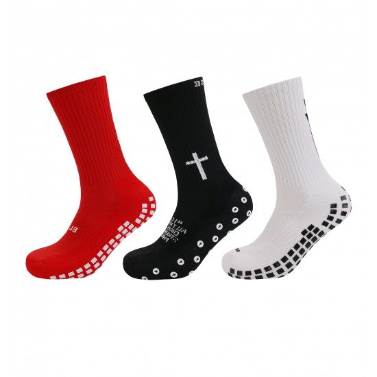 Custom Non Slip Athletic Soccer Socks Silicone Grip Football Socks Custom Non Slip Athletic Soccer Socks Silicone Grip Football Socks