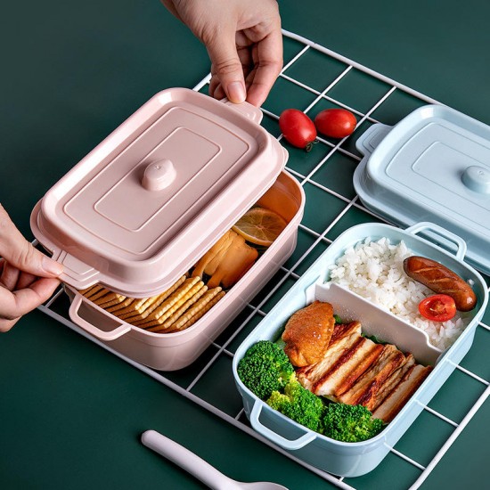 GREENSIDE Wholesale Rectangular Plastic Lunch Bento Box for Picnics & Salad Storage Preservation Feature Custom Logo Print GREENSIDE Wholesale Rectangular Plastic Lunch Bento Box for Picnics & Salad Storage Preservation Feature Custom Logo Print