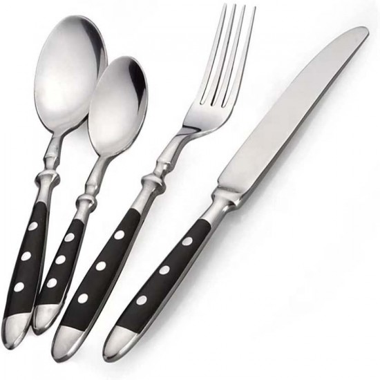 High Quality Germany Forged with Bakelite Handle Stainless Steel Flatware Spoon Fork Knife Tableware Set High Quality Germany Forged with Bakelite Handle Stainless Steel Flatware Spoon Fork Knife Tableware Set