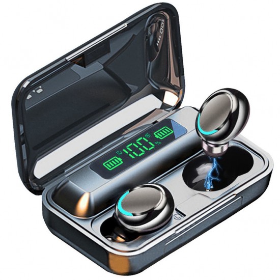 VALDUS In Stock F9 TWS earbuds fones de ouvido auriculares f9 audifonos headphones powerbank wireless earphones VALDUS In Stock F9 TWS earbuds fones de ouvido auriculares f9 audifonos headphones powerbank wireless earphones