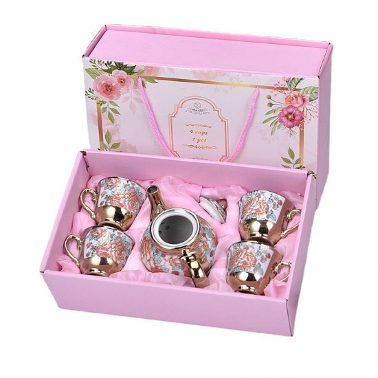 Coffee Cup Set European Vintage Tea Cup Tea Kettle Saucer Setgift Box Ceramic Tea Set Delicate Bone China Europe Sustainable Coffee Cup Set European Vintage Tea Cup Tea Kettle Saucer Setgift Box Ceramic Tea Set Delicate Bone China Europe Sustainable