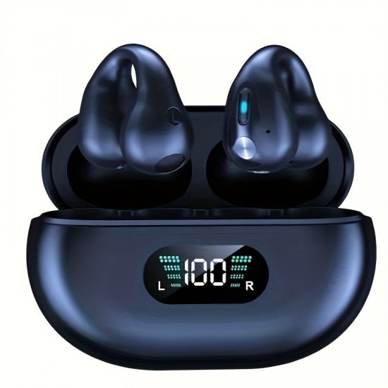 Display Mini Music Headphones Waterproof noise cancelling clip-on ears TWS Bluetooth Earphone Wireless Earbuds Display Mini Music Headphones Waterproof noise cancelling clip-on ears TWS Bluetooth Earphone Wireless Earbuds